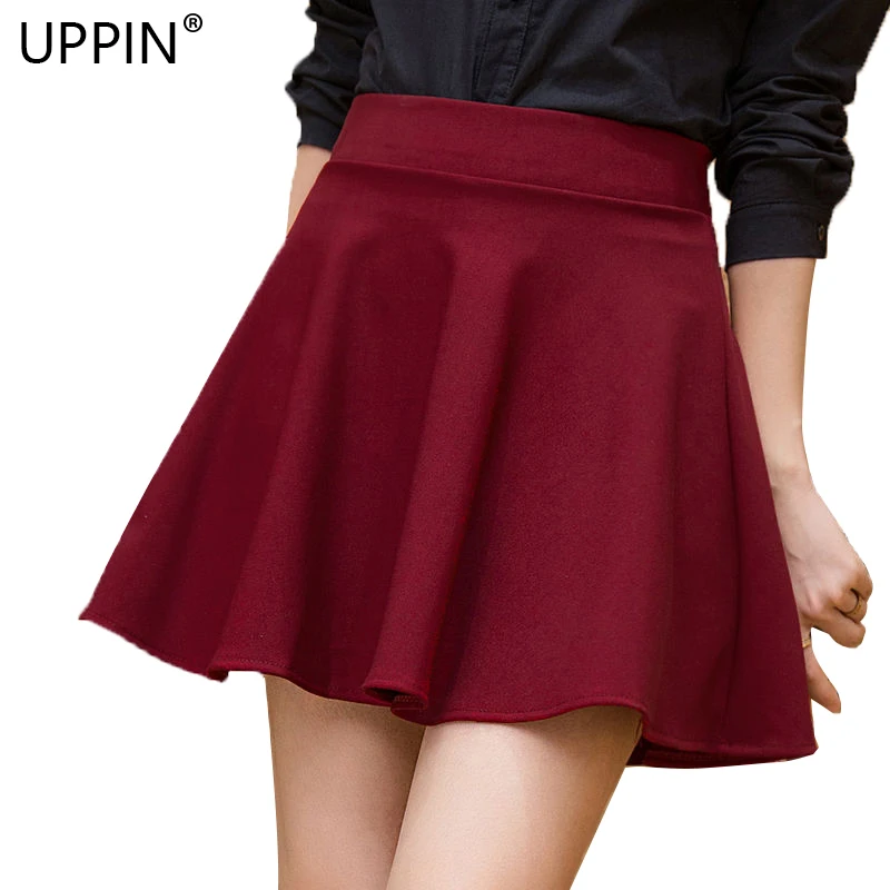 Женская короткая мини-юбка UPPIN модная юбка в Корейском стиле для девушек и женщин