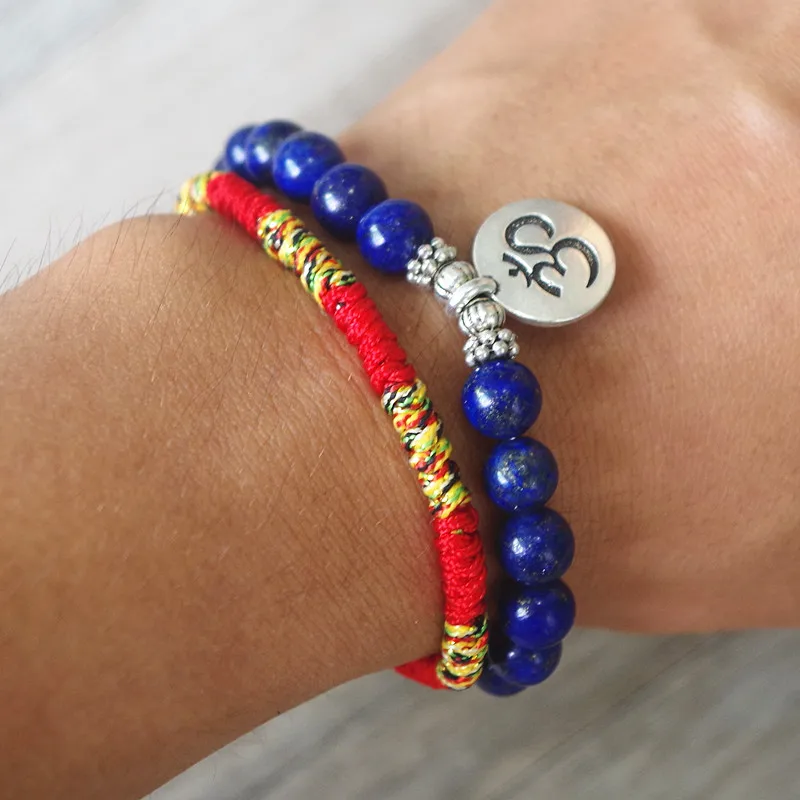 2 Pcs/set Tibetan Buddhism Lazurite Beads Yoga Mala Prayer Bracelet Lucky Red Rope Charm Friendship Bracelet for Women Men
2 Pcs/set Tibetan Buddhism Lazurite Beads Yoga Mala Prayer Bracelet Lucky Red Rope Charm Friendship Bracelet for Women Men