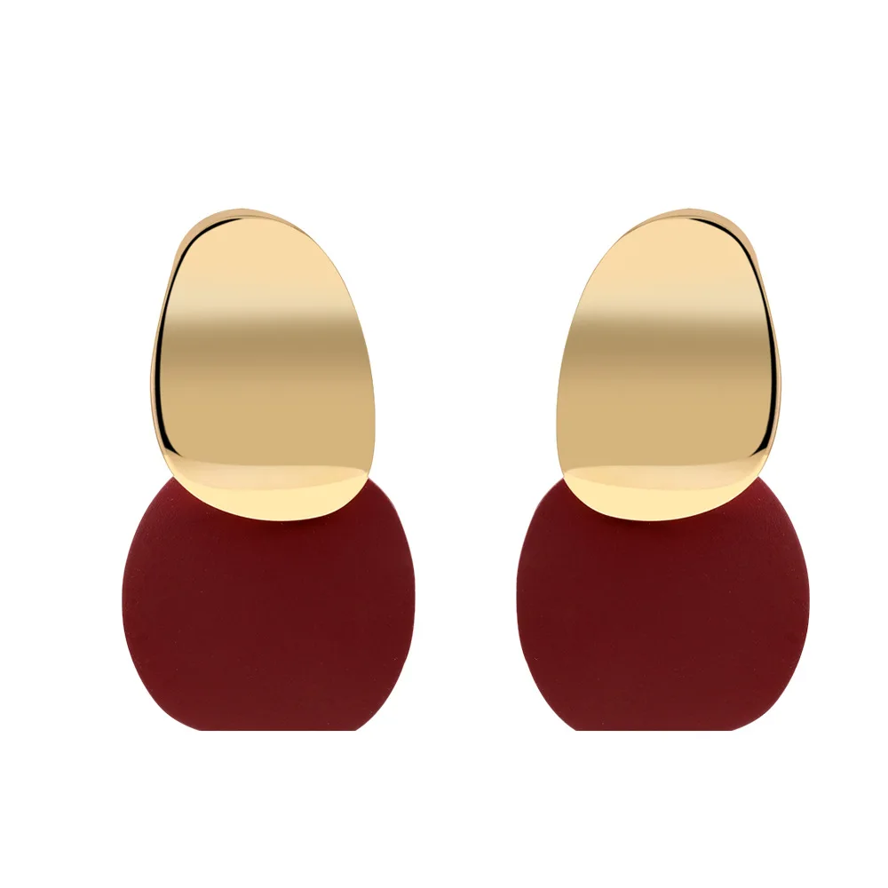 Seven Candy Geometric Round Big Earrings Pendants For Women Simple Temperament Popular Earring Fashion Jewelry 2019 Accessories
Seven Candy Geometric Round Big Earrings Pendants For Women Simple Temperament Popular Earring Fashion Jewelry 2019 Accessories