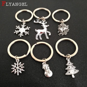 Trendy Accessories Keychain Christmas Gift Suit Elk, Snowflake, Snowman Doll, Bell Jingle, Christmas Tree Alloy Jewelry Keyring
Trendy Accessories Keychain Christmas Gift Suit Elk, Snowflake, Snowman Doll, Bell Jingle, Christmas Tree Alloy Jewelry Keyring