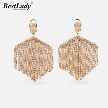 Best Lady Newly Bohemian ZA Crystal Dangle Earrings For Women Wedding Trendy Girls Party Special Gift Statement Earrings Jewelry
Best Lady Newly Bohemian ZA Crystal Dangle Earrings For Women Wedding Trendy Girls Party Special Gift Statement Earrings Jewelry