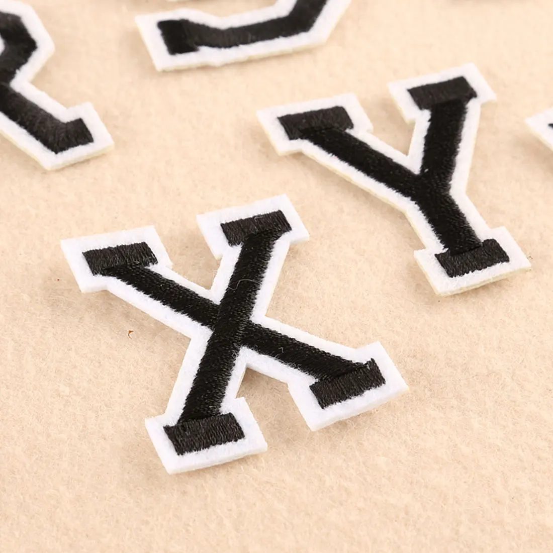 Pure A-Z English Alphabet Letter Mixed Embroidered Iron On Patch For Clothing Badge Paste For Clothes Bag Pant Sewing
Pure A-Z English Alphabet Letter Mixed Embroidered Iron On Patch For Clothing Badge Paste For Clothes Bag Pant Sewing