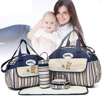 5 PCS/SET 2019 Baby Nappy Bags Diaper Bag Mother Shoulder Bag Fashion Maternity Mummy Handbag Waterproof Baby Stroller Bag
5 PCS/SET 2019 Baby Nappy Bags Diaper Bag Mother Shoulder Bag Fashion Maternity Mummy Handbag Waterproof Baby Stroller Bag