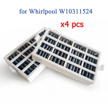 4pcs Refrigerator HEPA Filter for Whirlpool W10311524 AIR1 Refrigerator Activated Carbon Filter Replacement Refrigerator Parts
4pcs Refrigerator HEPA Filter for Whirlpool W10311524 AIR1 Refrigerator Activated Carbon Filter Replacement Refrigerator Parts
