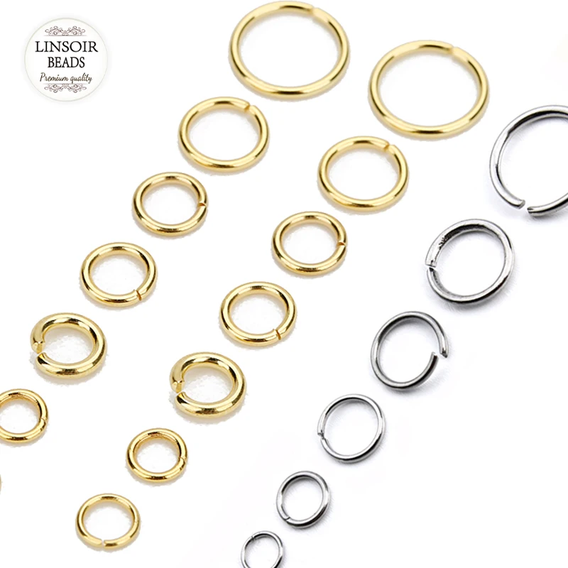 Оптовые ювелирные изделия фурнитура для ожерелья соединительные кольца Крючки
