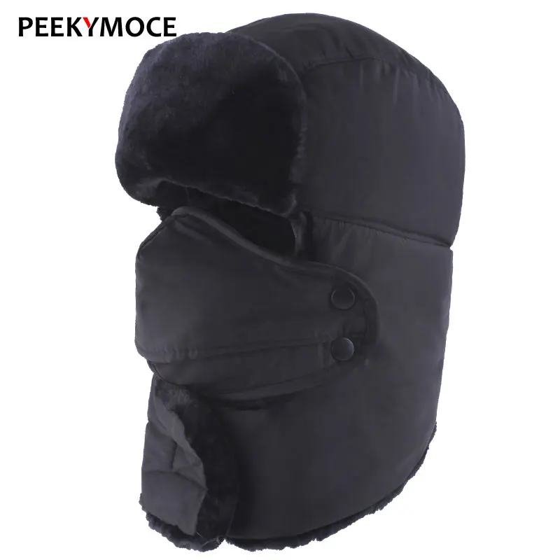 2019 New Winter Bomber hats With Masks Warm Adult Caps For Dad Men Women Russian hat Thermal Bomer Cap Female Thick Hats
2019 New Winter Bomber hats With Masks Warm Adult Caps For Dad Men Women Russian hat Thermal Bomer Cap Female Thick Hats