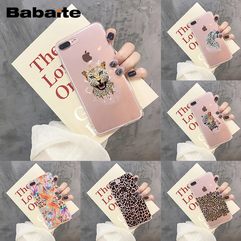 Babaite Tiger leopard Transparent Phone Case For iphone 11 Pro 11Pro Max 5 6 6S 6Plus 6SPlus 7 7Plus 8 8Plus X XS
Babaite Tiger leopard Transparent Phone Case For iphone 11 Pro 11Pro Max 5 6 6S 6Plus 6SPlus 7 7Plus 8 8Plus X XS