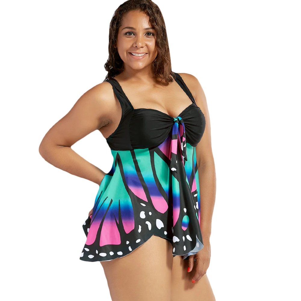 Rosegal Plus Size Swimwear Women High Waist Swimsuit Butterfly Print Blouson Tankini Bathing Suit Beach Wear Maillot De Bain
Rosegal Plus Size Swimwear Women High Waist Swimsuit Butterfly Print Blouson Tankini Bathing Suit Beach Wear Maillot De Bain
