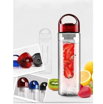 Wholesale 100 pcs/lot Tritan Plastic Sports Water Bottle with fruit infuser BPA free juice bottle fruit bottle drinkware
Wholesale 100 pcs/lot Tritan Plastic Sports Water Bottle with fruit infuser BPA free juice bottle fruit bottle drinkware