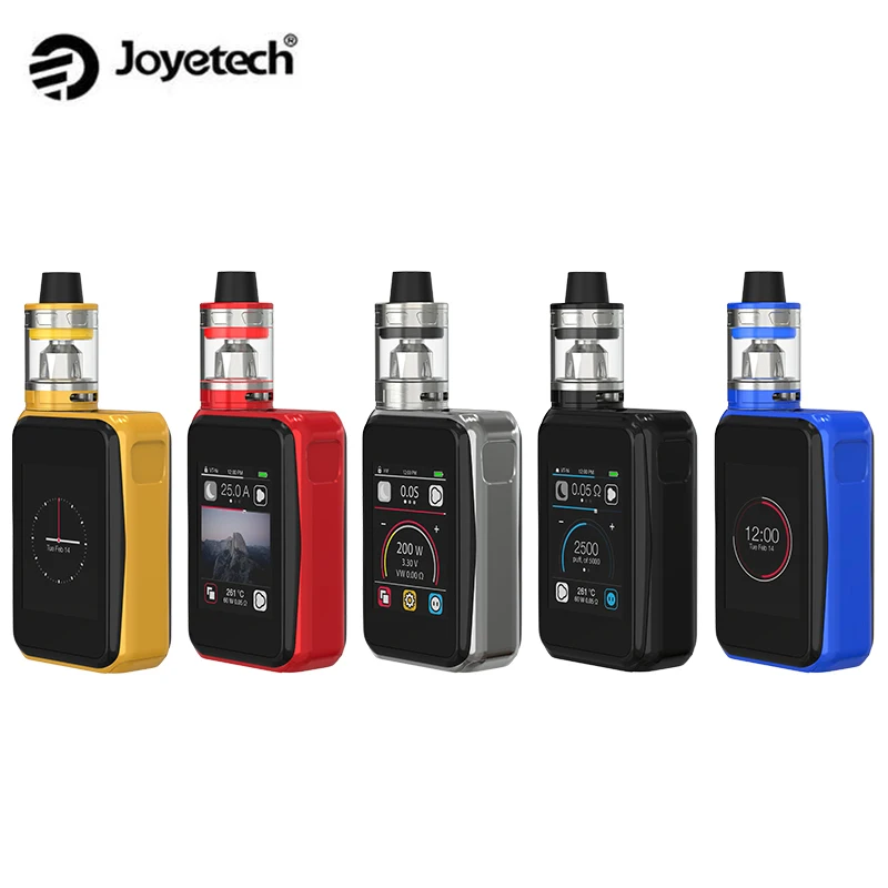 Оригинал Joyetech Cuboid Pro 200 W коробка мод с ProCore Aries 2 мл распылитель в комплекте