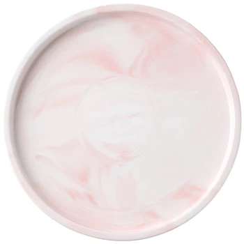Nordic style pink ceramic tray creative marble storage plate Western jewelry dining table plate
Nordic style pink ceramic tray creative marble storage plate Western jewelry dining table plate