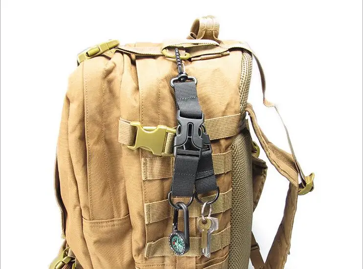 Уличные ленточные зажимы Molle нейлоновая военная пряжка зажим для повседневного
