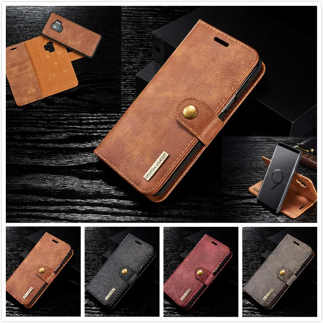 Магнитный кожаный флип-чехол A8 Plus для samsung galaxy note20 S20 Ultra S8 S9 S10 plus note8 note9 note10 pro A51 m30s