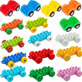 Locking Duplo City DIY Toys Racing Car Big Size Particles Building Blocks Accessory Compatible Duploed Figures Kids Toy Gift Set
Locking Duplo City DIY Toys Racing Car Big Size Particles Building Blocks Accessory Compatible Duploed Figures Kids Toy Gift Set