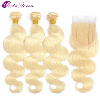 Aisha Queen Peruvian Body Wave Bundles With Closure 613 Blonde Human Hair Bundles With Closure Remy 613 Hair Extensions
Aisha Queen Peruvian Body Wave Bundles With Closure 613 Blonde Human Hair Bundles With Closure Remy 613 Hair Extensions