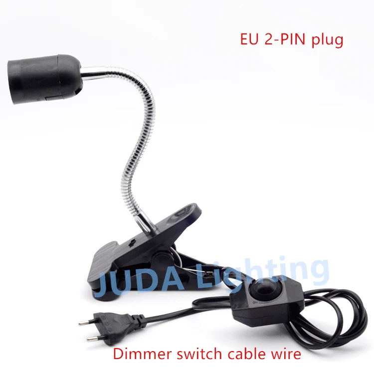 Universal clip lamp holder E27 sockte lamp hose lamp base with EU 2 pins plug dimmer switch cord set table lamp light
Universal clip lamp holder E27 sockte lamp hose lamp base with EU 2 pins plug dimmer switch cord set table lamp light