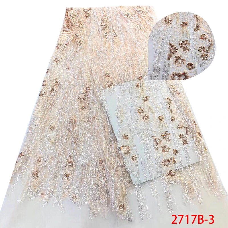 New Arrival Nigerian Lace Sequin African Lace Fabric In Sequines Material Glitter For Evening Party French Lace Fabric GD2717B-3
New Arrival Nigerian Lace Sequin African Lace Fabric In Sequines Material Glitter For Evening Party French Lace Fabric GD2717B-3