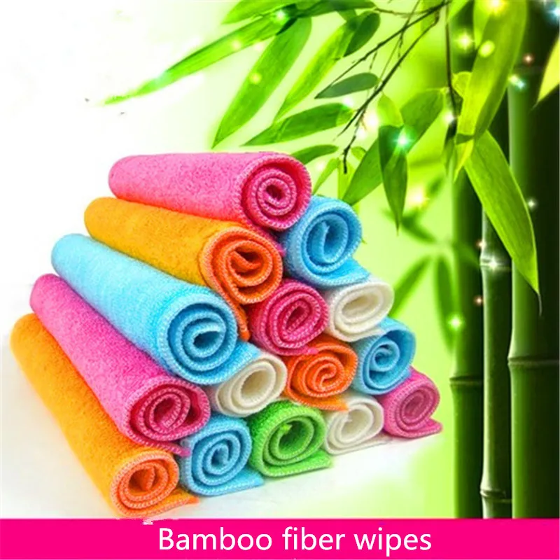 1 pcs 18x23cm High quality Efficient Anti-grease Color Dish Cloth Bamboo Fiber Washing Towel Magic Kitchen Cleaning Wiping Rags
1 pcs 18x23cm High quality Efficient Anti-grease Color Dish Cloth Bamboo Fiber Washing Towel Magic Kitchen Cleaning Wiping Rags