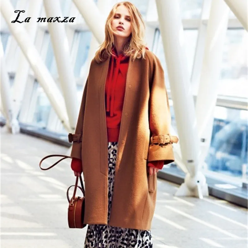 Winter Coat Women Wool Long Coat 2018 Vintage Fashion Korean Coats Elegant Camel Loose Cashmere Coat Women
Winter Coat Women Wool Long Coat 2018 Vintage Fashion Korean Coats Elegant Camel Loose Cashmere Coat Women