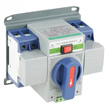 Automatic Transfer Switch 220V 63A 2P Mini Dual Power Transfer Switch Circuit Breaker
Automatic Transfer Switch 220V 63A 2P Mini Dual Power Transfer Switch Circuit Breaker