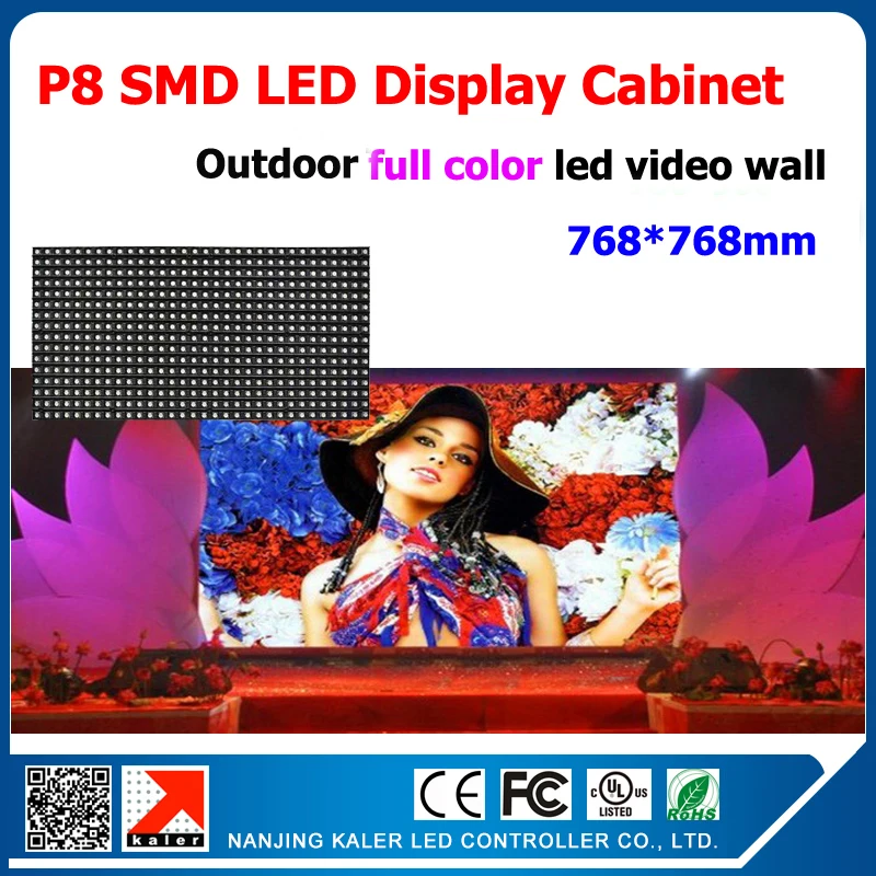 TEEHO Advertising Outdoor Full Color P8 LED Display Cabinet 768*768mm Video LED Screen Outdoor with Power LED Control Card
TEEHO Advertising Outdoor Full Color P8 LED Display Cabinet 768*768mm Video LED Screen Outdoor with Power LED Control Card