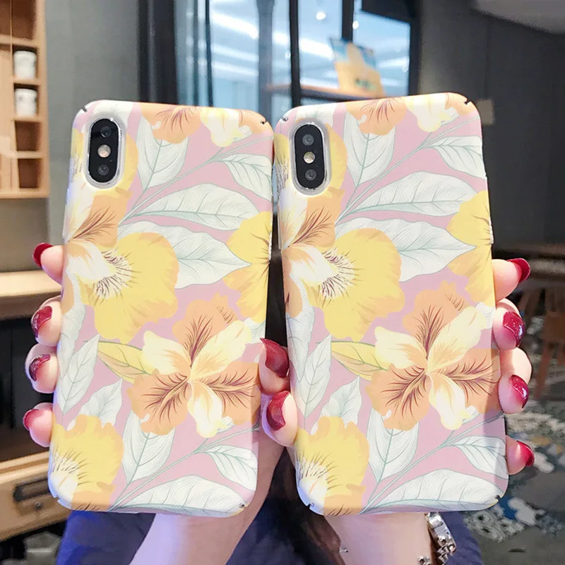 Matte Art Flower Hard PC Phone Case For iPhone X XR XS Max Retro Floral Leaves Case For iPhone 8 7 6 6s Plus Back Cover Coque
Matte Art Flower Hard PC Phone Case For iPhone X XR XS Max Retro Floral Leaves Case For iPhone 8 7 6 6s Plus Back Cover Coque