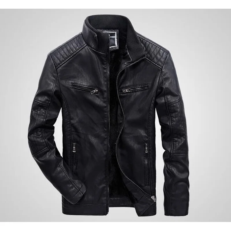 2018 Autumn Winter New Leather Jacket Fashion Male Stand Collar PU Coats Biker Warm Brand New Clothes
2018 Autumn Winter New Leather Jacket Fashion Male Stand Collar PU Coats Biker Warm Brand New Clothes