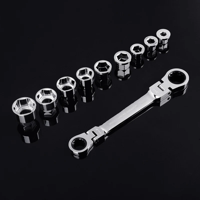 16 IN 1 Activity Ratchet Wrench Hold Handle Tool Key 6-24MM Socket Wrench Adapter Drive Sleeve Torque Wrench Key Torque Wrench
16 IN 1 Activity Ratchet Wrench Hold Handle Tool Key 6-24MM Socket Wrench Adapter Drive Sleeve Torque Wrench Key Torque Wrench