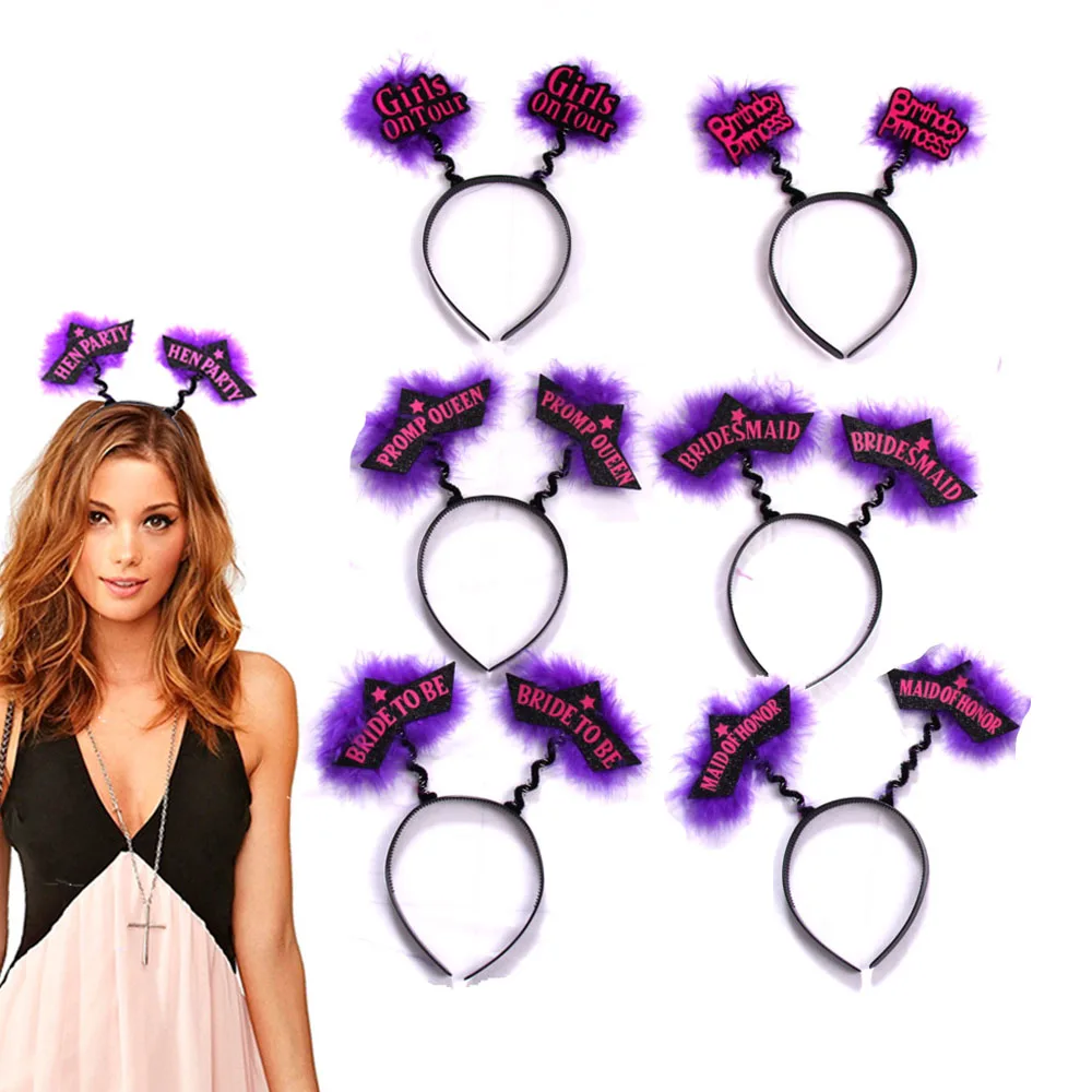 Purple wedding party headband 50% off for 3pcs fun hen bridesmaid hair accessories bachelorette fun party brithday princess
Purple wedding party headband 50% off for 3pcs fun hen bridesmaid hair accessories bachelorette fun party brithday princess