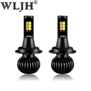 WLJH H7 LED Fog Light Bulb DRL Dual Color Fog Lamp All-in-One Conversion Kit 3000K Amber Yellow 6000K White 2Years Warranty 2pcs
WLJH H7 LED Fog Light Bulb DRL Dual Color Fog Lamp All-in-One Conversion Kit 3000K Amber Yellow 6000K White 2Years Warranty 2pcs