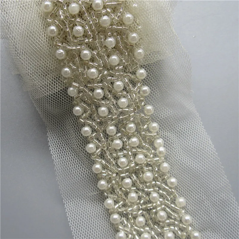 1yard Vintage Pearl Beaded Embroidered Lace Trim Ribbon Mesh Fabric Handmade Sewing Craft For Costume Hat Decoration 3cm wide
1yard Vintage Pearl Beaded Embroidered Lace Trim Ribbon Mesh Fabric Handmade Sewing Craft For Costume Hat Decoration 3cm wide
