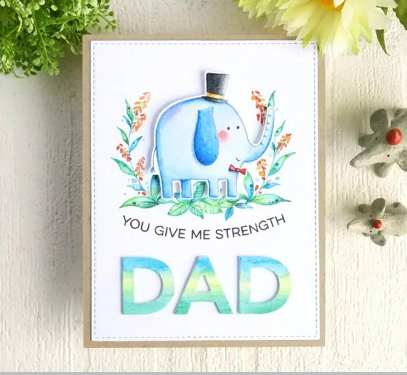 DAD Transparent clear stamps and coordinate metal cutting die for DIY Scrapbooking/Card Making/Decoration Supplies
DAD Transparent clear stamps and coordinate metal cutting die for DIY Scrapbooking/Card Making/Decoration Supplies