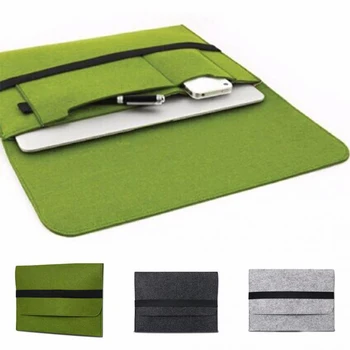 100pcs Laptop Cover Case For Macbook Pro/Air/Retina Notebook Sleeve bag 13" 15" Wool Felt Ultrabook Sleeve Pouch Bag
100pcs Laptop Cover Case For Macbook Pro/Air/Retina Notebook Sleeve bag 13" 15" Wool Felt Ultrabook Sleeve Pouch Bag