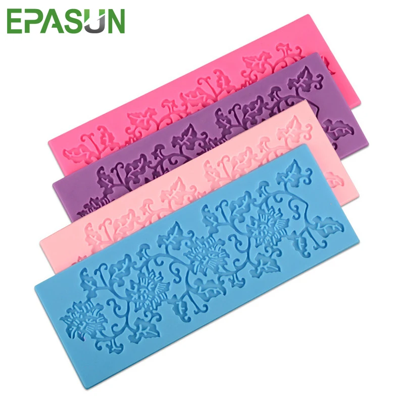 EPASUN Silicone Cake Mold for Soap Flower Lace Pattern Border Decor Retro Lace Roma Fondant Form Mould Baking Decorating Tool
EPASUN Silicone Cake Mold for Soap Flower Lace Pattern Border Decor Retro Lace Roma Fondant Form Mould Baking Decorating Tool