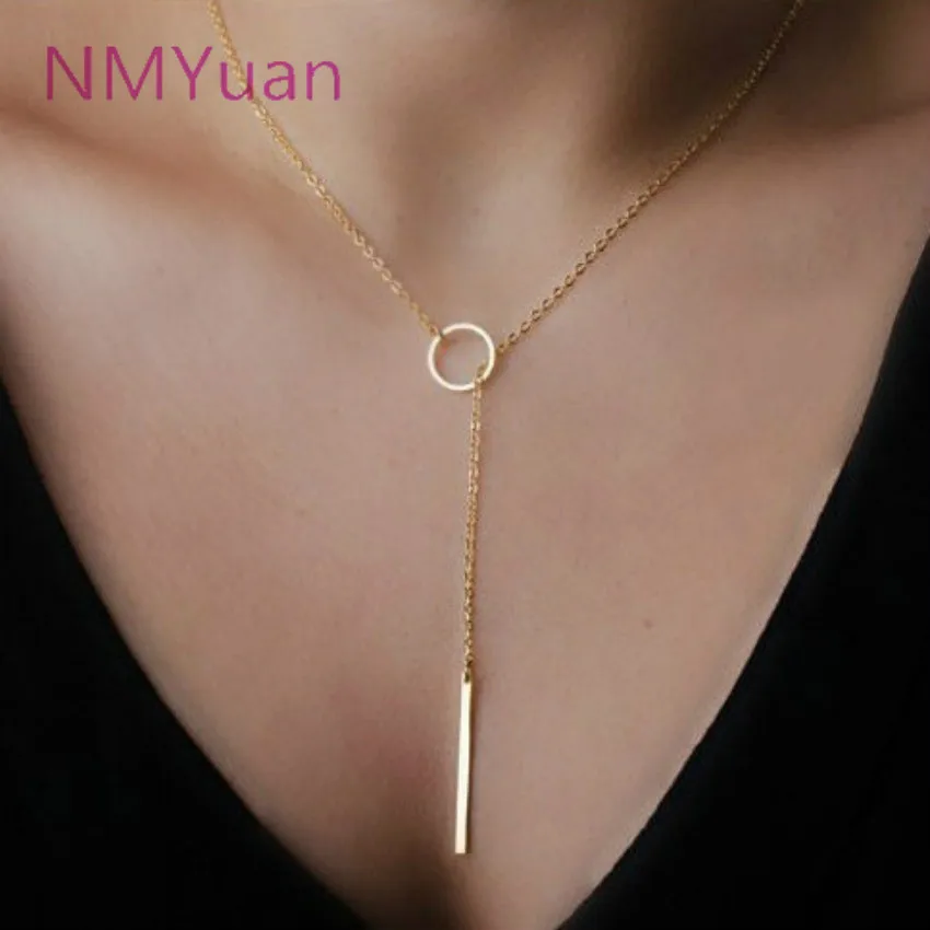 2016 European And American Trade Extreme Simplicity Simple Metal Pendant Necklace Female Short Chain Wholesale
2016 European And American Trade Extreme Simplicity Simple Metal Pendant Necklace Female Short Chain Wholesale