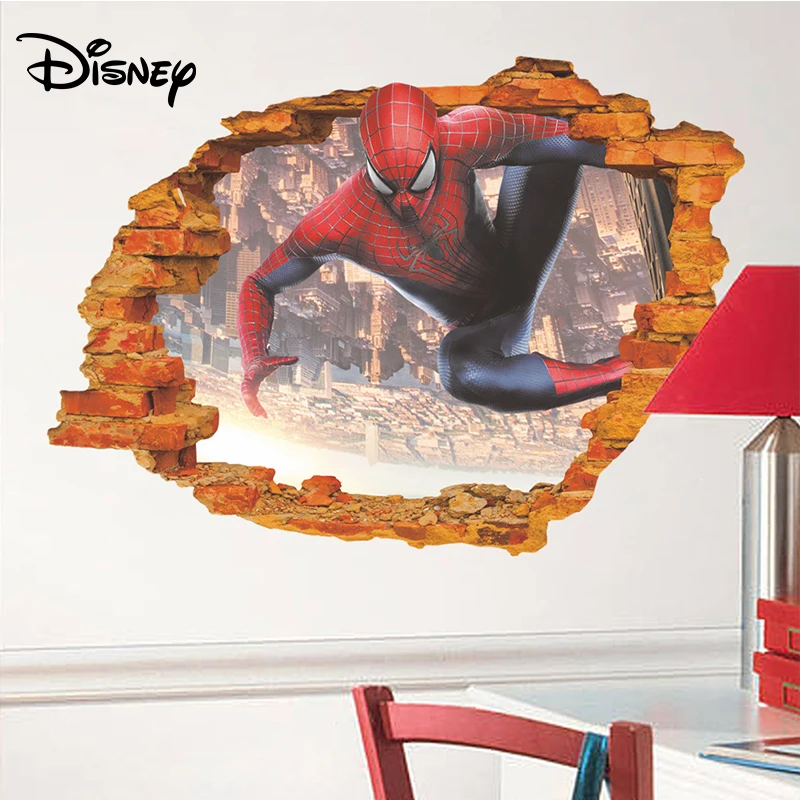 Disney 3D three-dimensional broken wall spiderman stickers children's room kindergarten environment layout stickers
Disney 3D three-dimensional broken wall spiderman stickers children's room kindergarten environment layout stickers