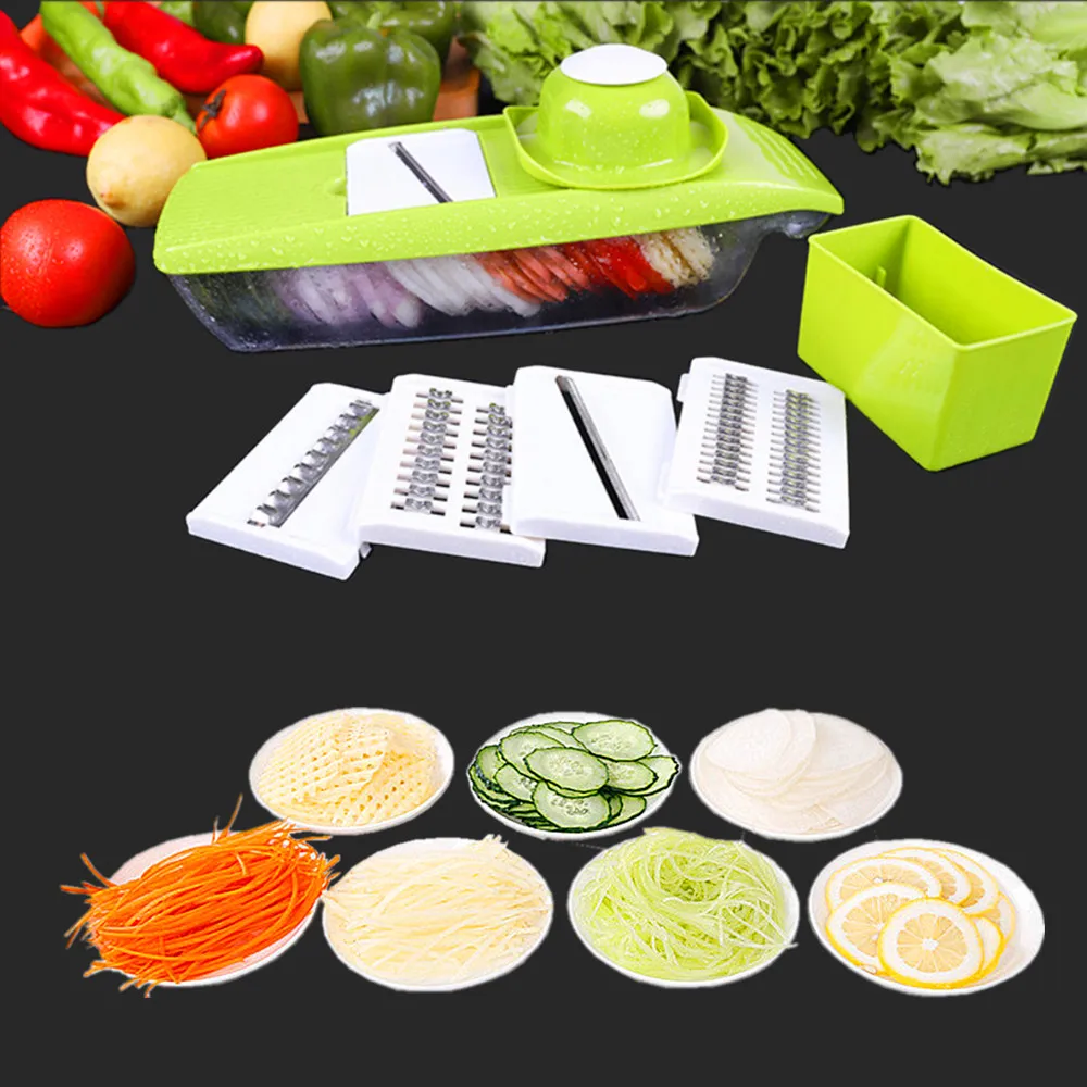Mandoline Slicer Manual Vegetable Cutter with 5 Blades Potato Carrot Grater for Vegetable Onion Slicer Kitchen Accessories
Mandoline Slicer Manual Vegetable Cutter with 5 Blades Potato Carrot Grater for Vegetable Onion Slicer Kitchen Accessories