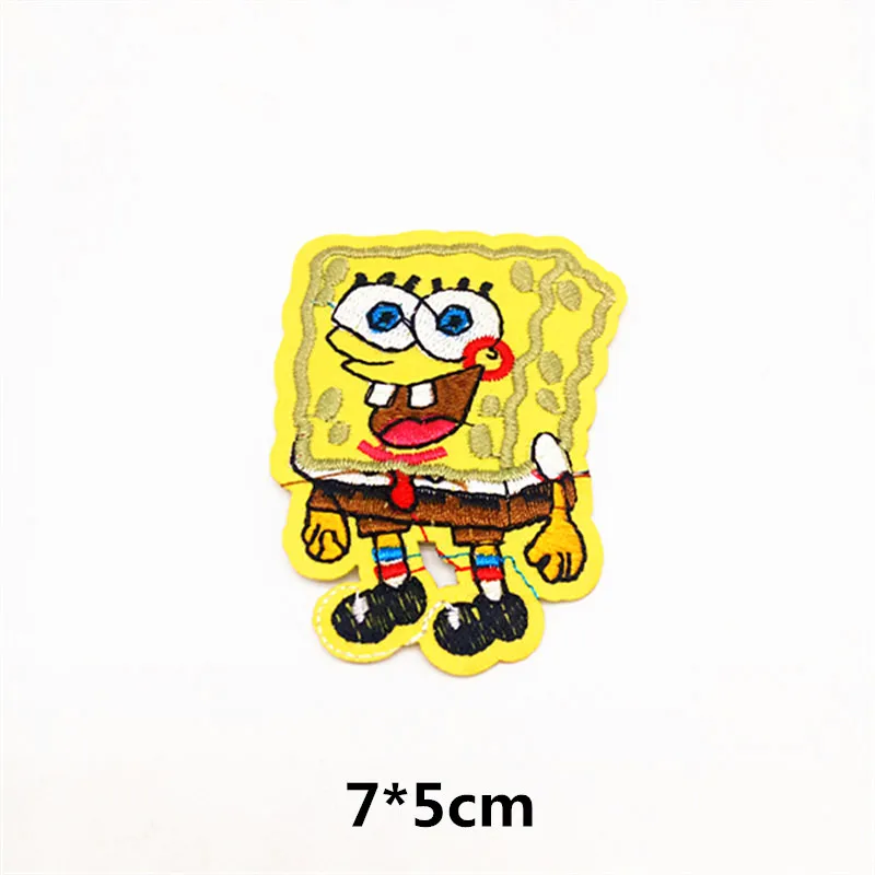 1Pcs SpongeBob Patches For Clothing Sticker Clothes Cartoon Badges Parches Emobroidered Iron-On Garment Apparel DIY Accessories
1Pcs SpongeBob Patches For Clothing Sticker Clothes Cartoon Badges Parches Emobroidered Iron-On Garment Apparel DIY Accessories