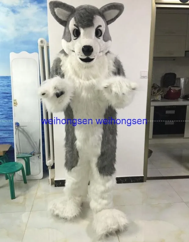 High quality Simulated gray dog Mascot Costumes stage performance Movie props cartoon Apparel Custom made Adult Size 128
High quality Simulated gray dog Mascot Costumes stage performance Movie props cartoon Apparel Custom made Adult Size 128