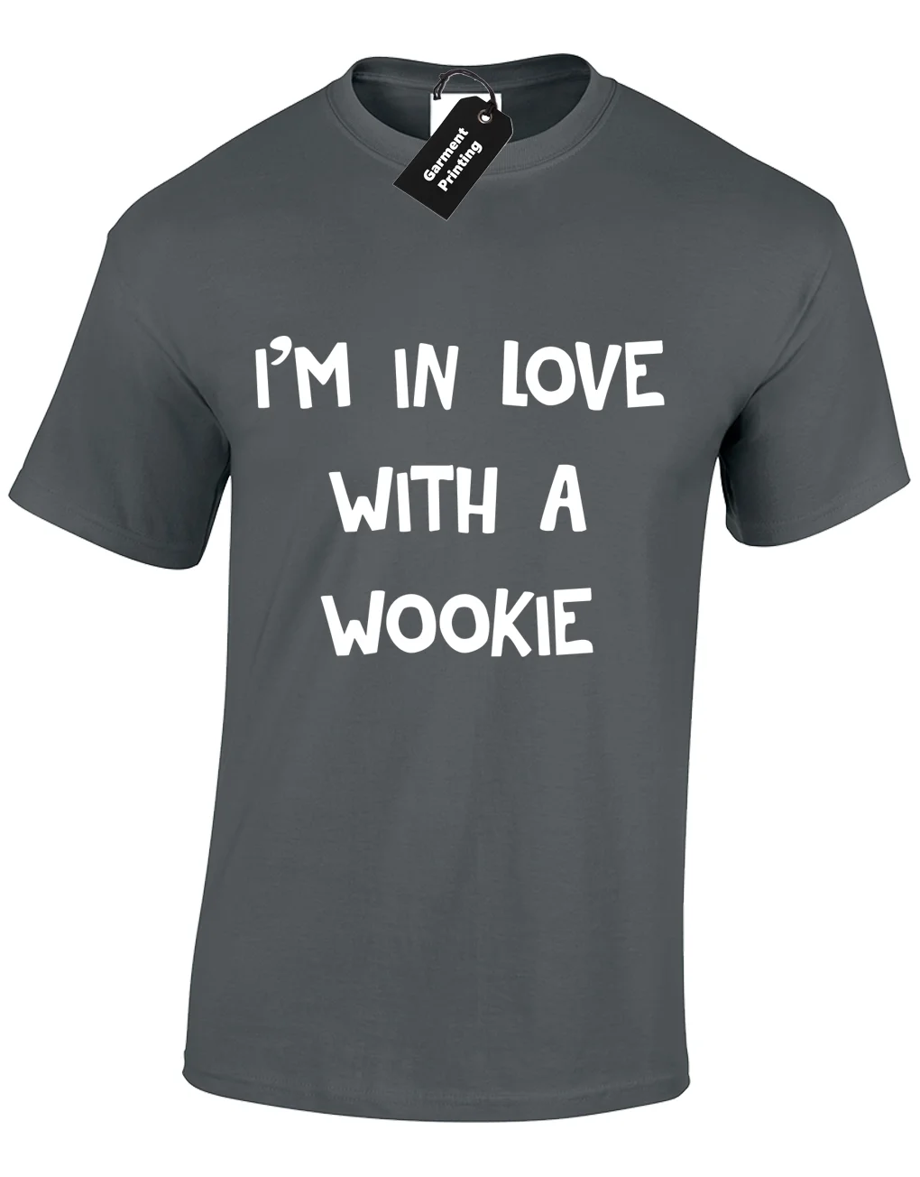 IM IN LOVE WITH A WOOKIE Мужская футболка забавные Звездные штурмовики штурмовские войны S