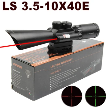 High Quality Hunting Optics Riflescope LS 3.5-10x40mm Red Dot Sight Fiber Optic Rifle Scope Viseur Point Rouge Chasse
High Quality Hunting Optics Riflescope LS 3.5-10x40mm Red Dot Sight Fiber Optic Rifle Scope Viseur Point Rouge Chasse