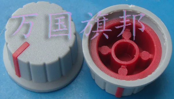 Free Delivery. Potentiometer knob environmental protection plastic high 15 mm diameter 24 mm grey and red dot
Free Delivery. Potentiometer knob environmental protection plastic high 15 mm diameter 24 mm grey and red dot