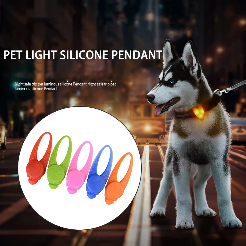 Pet Dog Led Glowing Pendant Safety Night Walking Flashing Light Anti-lost Silicone Tag Charm Dog Collar Necklace Accessories
Pet Dog Led Glowing Pendant Safety Night Walking Flashing Light Anti-lost Silicone Tag Charm Dog Collar Necklace Accessories