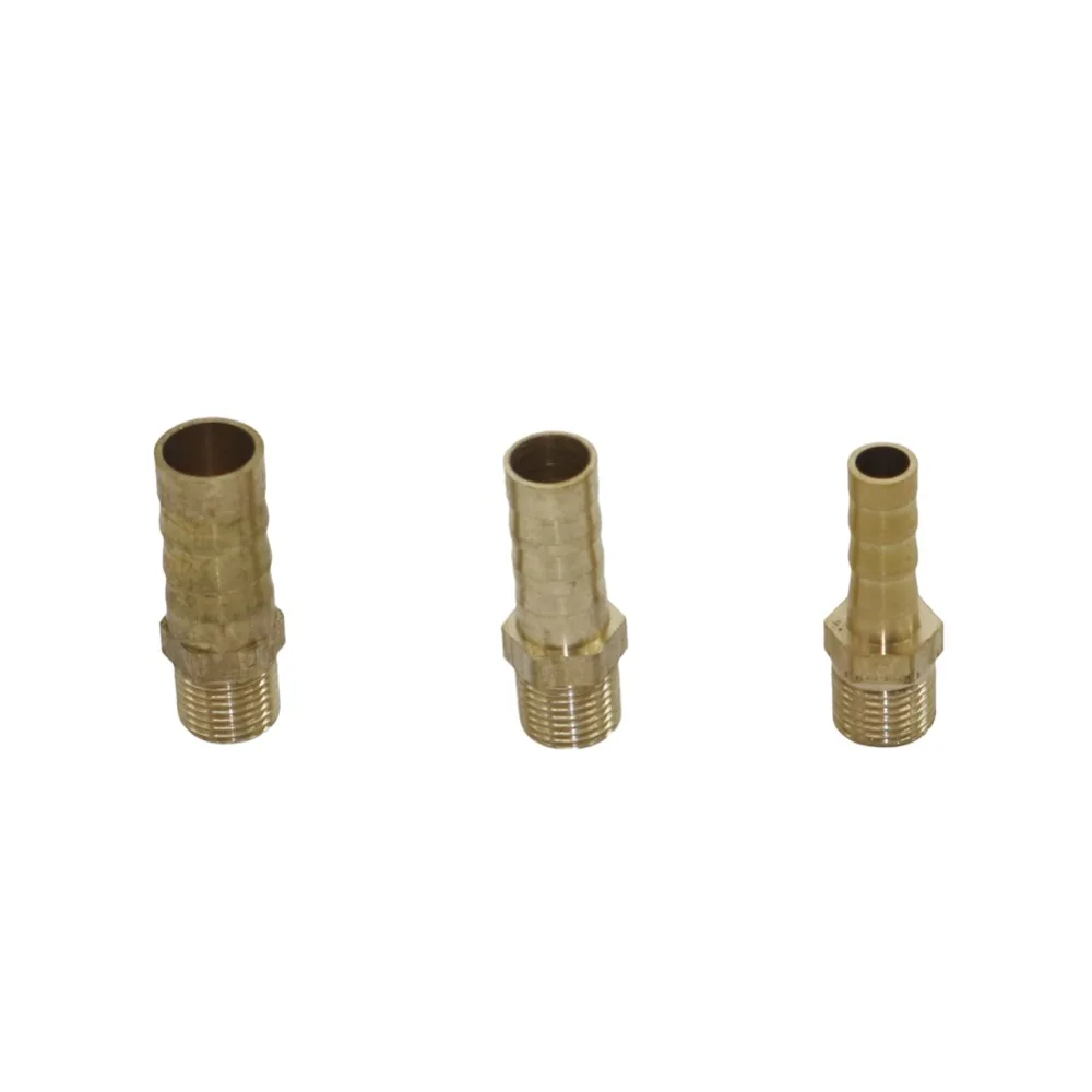 Brass Pipe Fitting 1/8" BSP Male Thread to 6/8/10mm Barbed Connector Copper Coupler Adapter Hose Joint 2 Pcs
Brass Pipe Fitting 1/8" BSP Male Thread to 6/8/10mm Barbed Connector Copper Coupler Adapter Hose Joint 2 Pcs