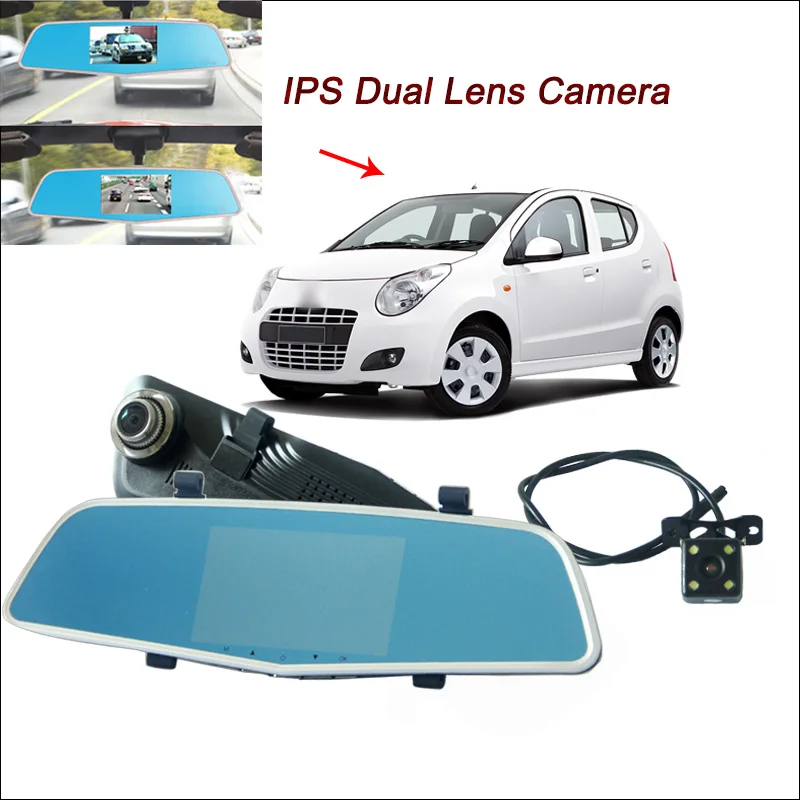 BigBigRoad For suzuki alto swift jimny sx4 Car DVR Rearview Mirror Video Recorder Dual lens 5 inch IPS Screen dash cam
BigBigRoad For suzuki alto swift jimny sx4 Car DVR Rearview Mirror Video Recorder Dual lens 5 inch IPS Screen dash cam