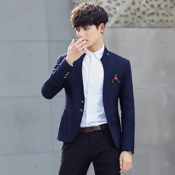 Fashion Casual Male Coat ,Slim Elegant Mens Suit Jacket Size S-3XL Pure Color Blazer 2019
Fashion Casual Male Coat ,Slim Elegant Mens Suit Jacket Size S-3XL Pure Color Blazer 2019