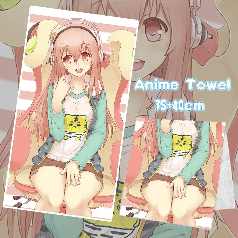 SoniAni: Super Sonico the Animation Anime Bath Shower Beach Towel Towel 75x40/150x70cm Microfiber Fabric
SoniAni: Super Sonico the Animation Anime Bath Shower Beach Towel Towel 75x40/150x70cm Microfiber Fabric