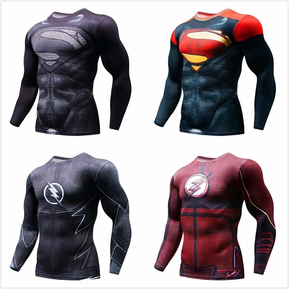 2019 new fashion fitness compression shirt men's role-playing T-shirt bodybuilding men's T-shirt 3D printing superman shirt
2019 new fashion fitness compression shirt men's role-playing T-shirt bodybuilding men's T-shirt 3D printing superman shirt