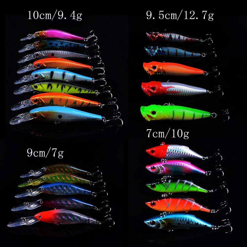 New 23pcs/lot Lifelike Fishing Lure Mixed 4 Models Hard Baits of 23 Colors Carp Fishing Tackle Artificial High Quality Bait
New 23pcs/lot Lifelike Fishing Lure Mixed 4 Models Hard Baits of 23 Colors Carp Fishing Tackle Artificial High Quality Bait