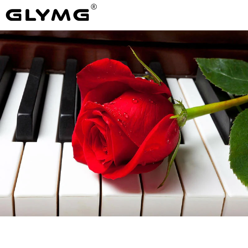 GLymg Needlework Piano Flower Diamond Painting Decor Drill Diy Mosaic Diamond Embroidery Set Full Square Drill Romantic Red Rose
GLymg Needlework Piano Flower Diamond Painting Decor Drill Diy Mosaic Diamond Embroidery Set Full Square Drill Romantic Red Rose